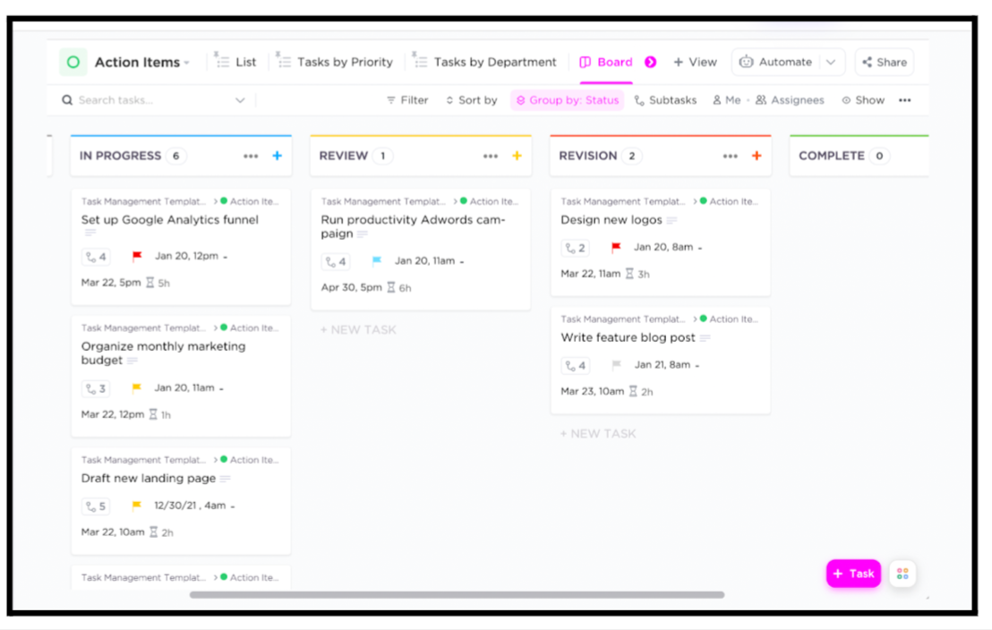 Automatic Progress Tracking